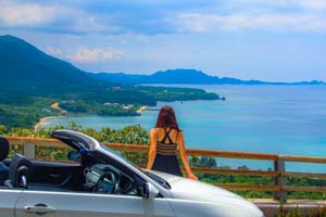 石垣島のオープンカー