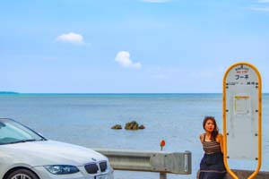 石垣島のオープンカー