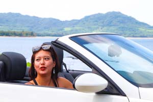 石垣島のオープンカー