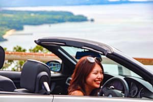 石垣島のオープンカー