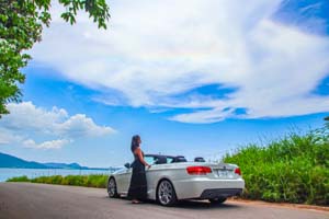 石垣島のオープンカー