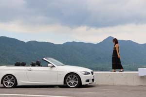 石垣島のオープンカー